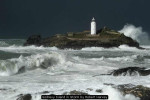 Godrevy Island in Storm by Robert Harvey
