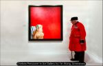Chelsea Pensioner in Art Gallery by Yin Wong, Amersham