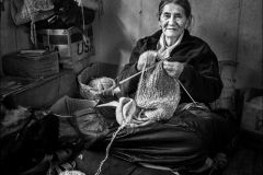 Tibetan Knitter by Howard Bagshaw, Stafford