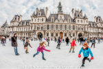 Skating at the Hotel de Ville by Ann Miles, Cambridge