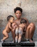 San Mother and Children by Nicki Rochussen, Epsom