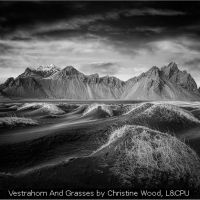 Vestrahorn And Grasses by Christine Wood, L&CPU