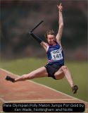 Para Olympian Polly Maton Jumps For Gold by Ken Wade, Nottingham and Notts