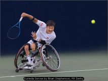 Kunieda Serves by Brian Stephenson, RR Derby