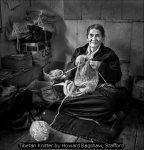 Tibetan Knitter by Howard Bagshaw, Stafford