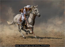 Asian Tent Pegger by Sue Vernon, Smethwick