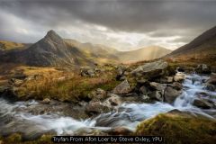 Tryfan From Afon Loer by Steve Oxley, YPU