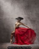 Ballerina In Red by Paul Hassell